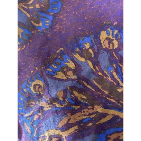 Tucker Womens Dress Large Button Front Tunic Purple Floral Boho Chic Lightweight - Picture 11 of 11